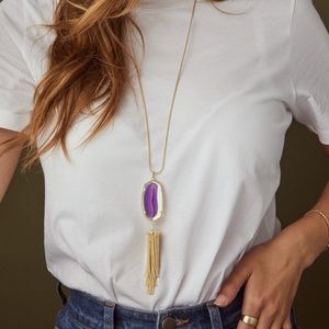 Kendra Scott Iridescent Rayne Pendant Necklace